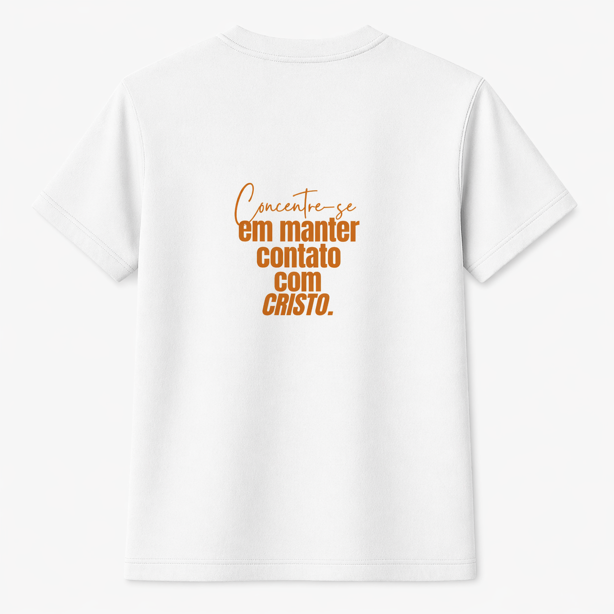 Camiseta Regular Poliamida UV Contato com Cristo